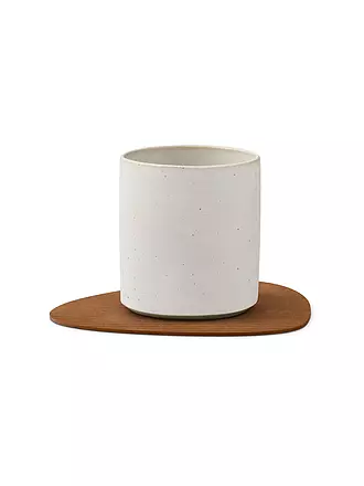 LIND DNA |  Glasuntersetzer 11x13cm CORDUROY OVAL Nature | 